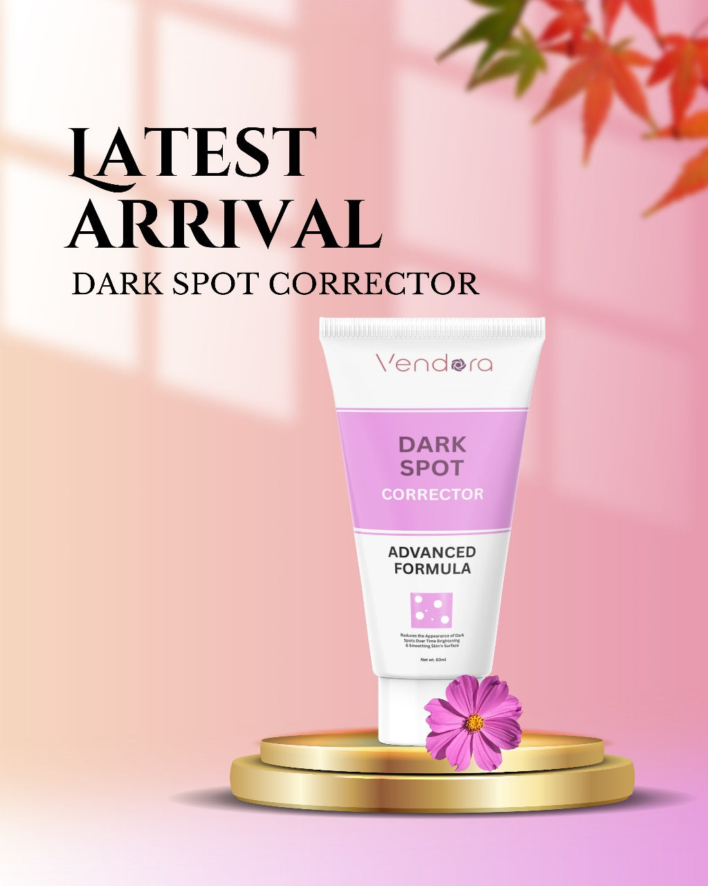 Vendora Spotless Glow Cream | Niacinamide + Hydration Boost to Brighten & Even Skin Tone | 60ml