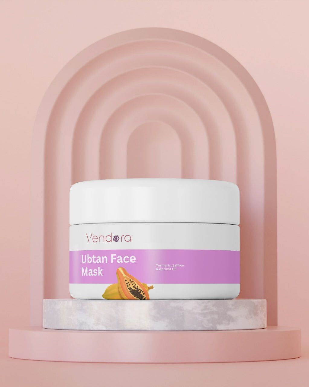 Vendora Glow-Up Ubtan Jelly Mask | Turmeric & Saffron Magic to Fade Dark Spots & Boost Radiance!