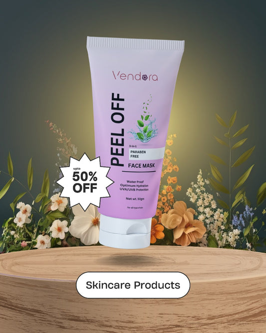 Vendora Night Glow Mask | Collagen & Ceramide-Infused Peel-Off for Deep Hydration & Skin Revival