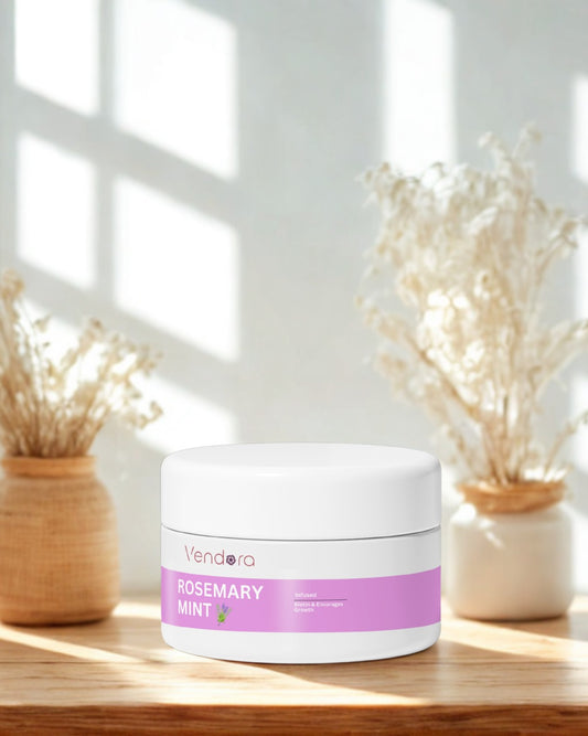 Vendora Rosemary Mint Hair Butter | Ultimate Strength & Deep Hydration Boost | 60g Repair Miracle
