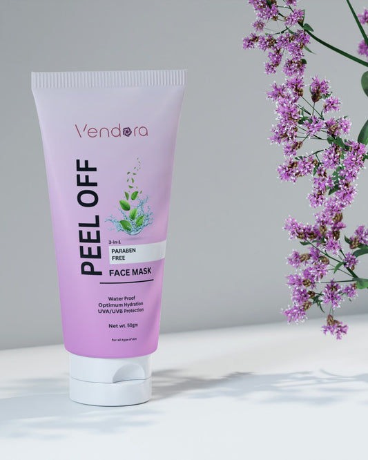 Vendora Night Glow Mask | Collagen & Ceramide-Infused Peel-Off for Deep Hydration & Skin Revival
